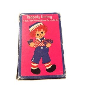Vintage Raggedy Rummy Card Game Anne‎ Andy